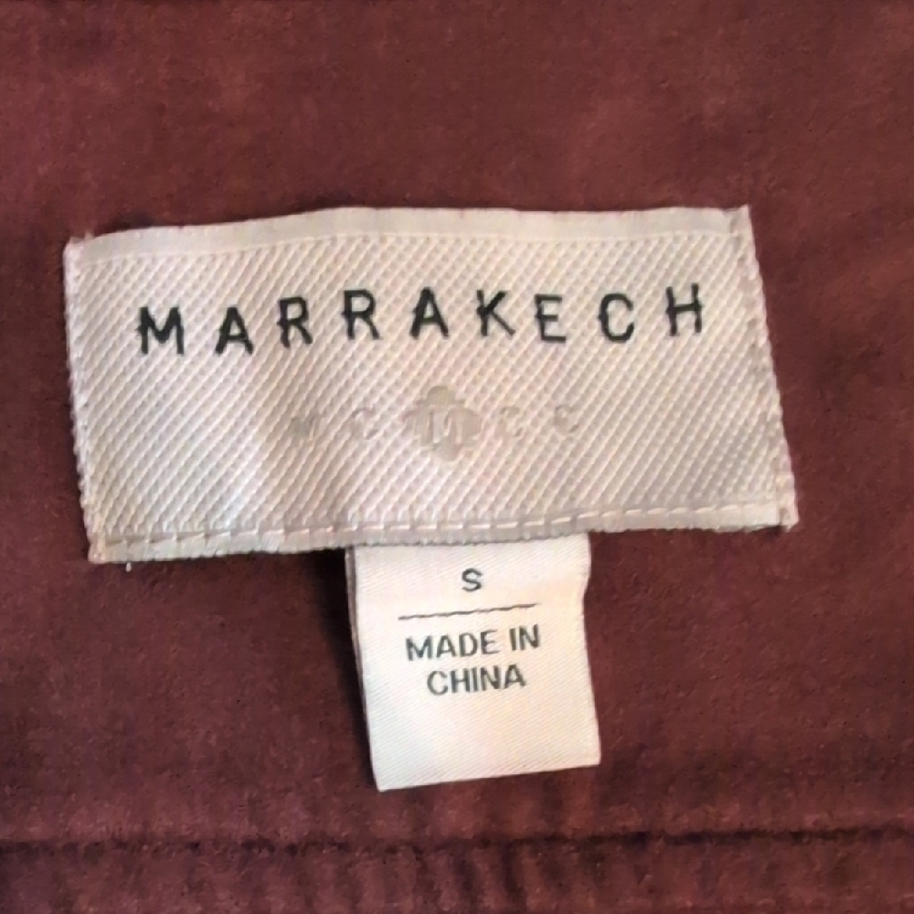Anthropologie Burgundy Bomber Jacket with Classic Design - Picture 2 of 13